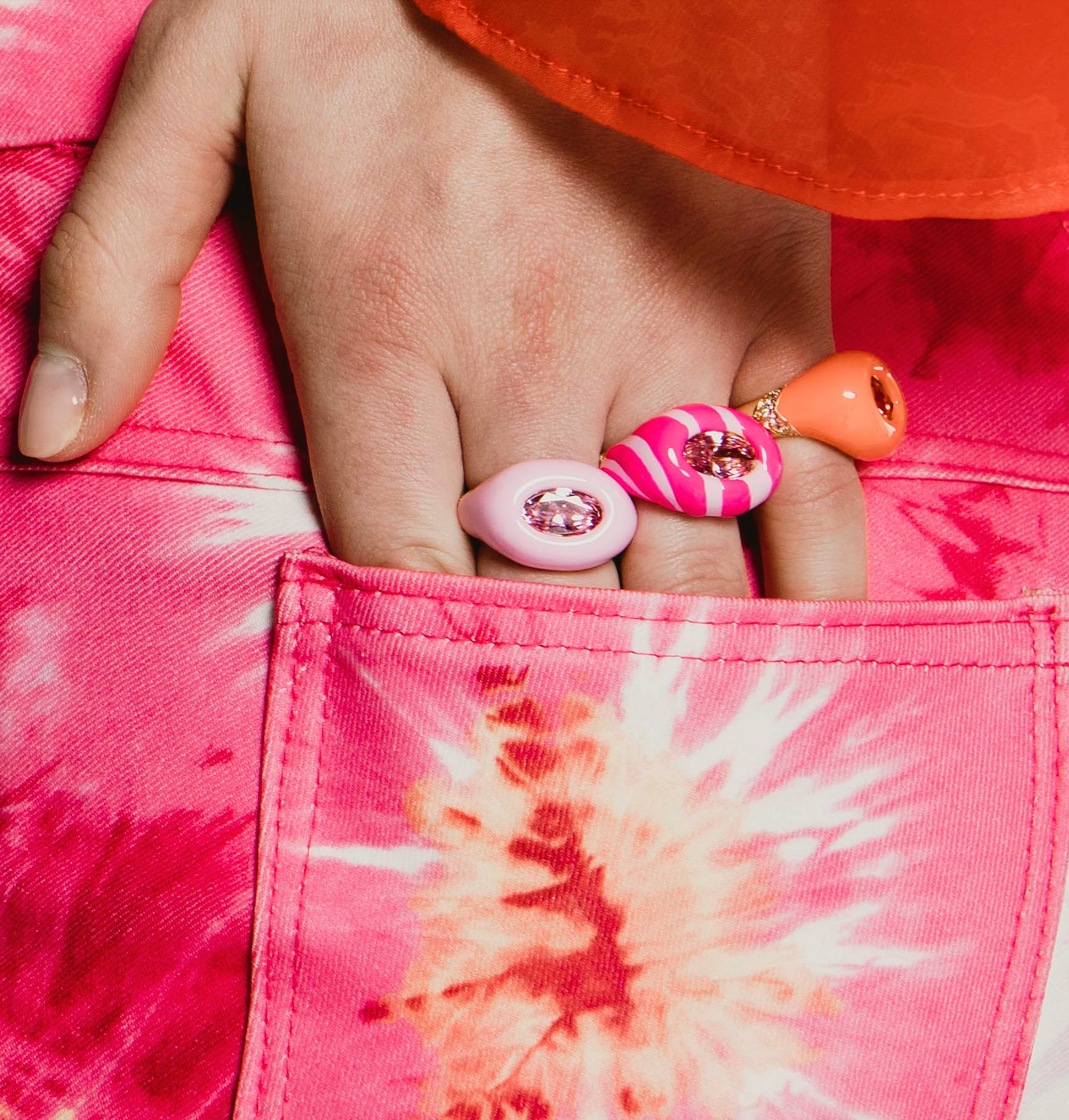 PINK ZEBRA RING – The Highline Jewelry