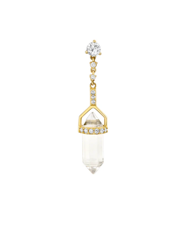 ROCK CRYSTAL EARRING