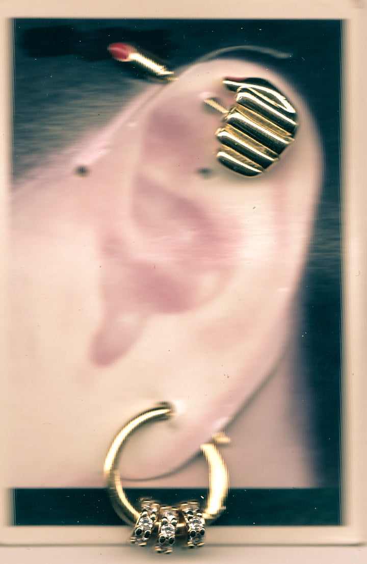 FUCK OFF EAR JACKET - The Highline Jewelry