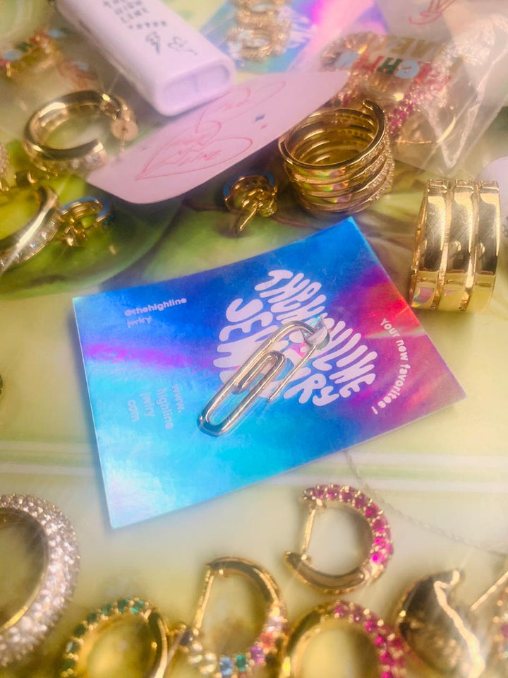 PAPER CLIP EARRING - The Highline Jewelry