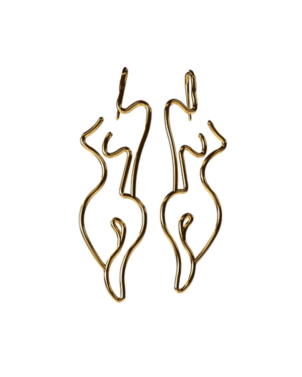 body shape earring