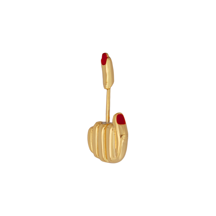 FUCK OFF EAR JACKET - The Highline Jewelry
