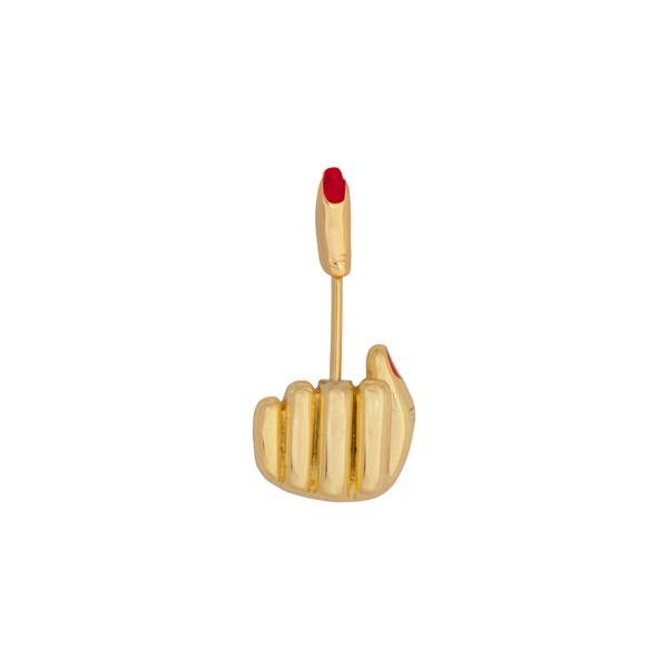 FUCK OFF EAR JACKET - The Highline Jewelry