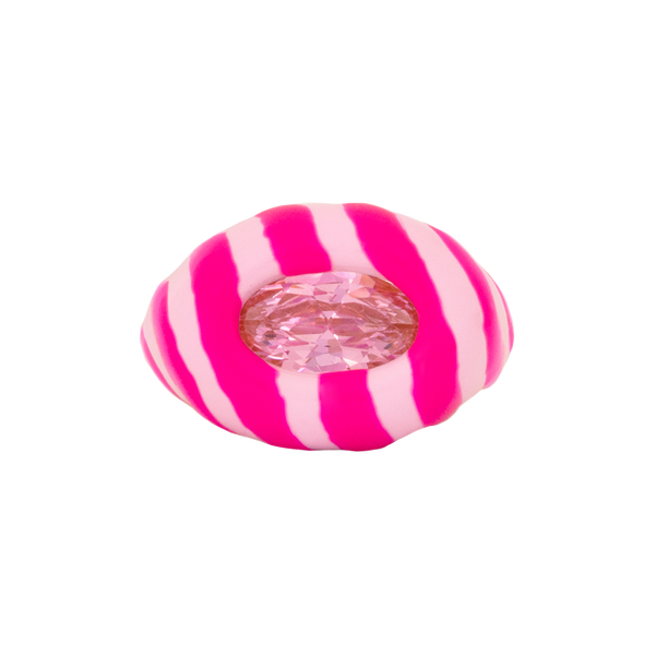 PINK ZEBRA RING